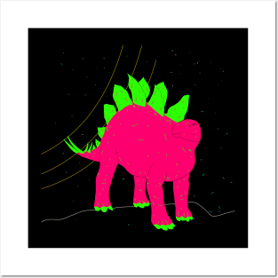 Dinosaur Stegosaurus Posters and Art